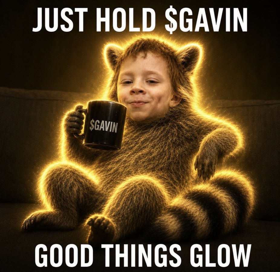 $GAVIN flying through pastel clouds